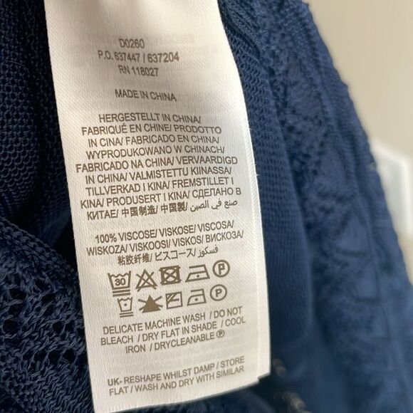 Boden pointelle blue knit midi dress - Picture 14 of 14